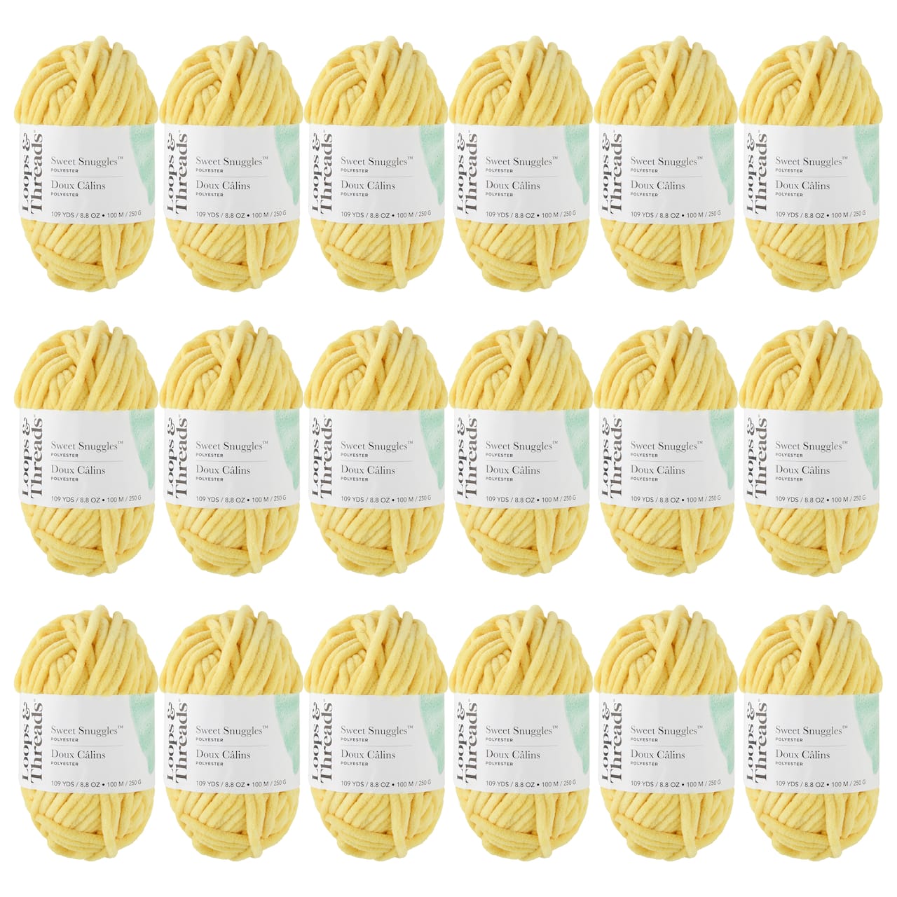 18 Pack: Sweet Snuggles™ Yarn by Loops & Threads®